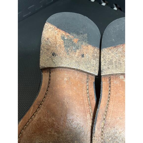 Mezlan Pesaro Mens Dress Shoes Leather Made In Spain Mens Size 9 Derby Oxford - Picture 6 of 10